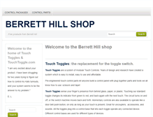 Tablet Screenshot of berretthillshop.com